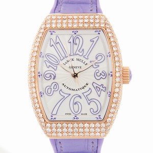 Franck Muller VANGUARD V 32 SC AT FO D (5N.VL) Automatic 18kt Rose Gold & Diamonds White