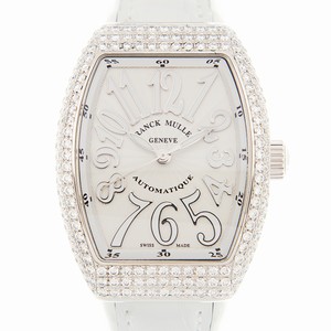 Franck Muller VANGUARD V 32 SC AT FO D (AC.BC) Automatic Stainless Steel & Diamonds White