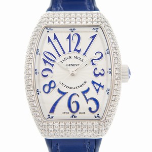 Franck Muller VANGUARD V 32 SC AT FO D (AC.BU) Automatic Stainless Steel & Diamonds White