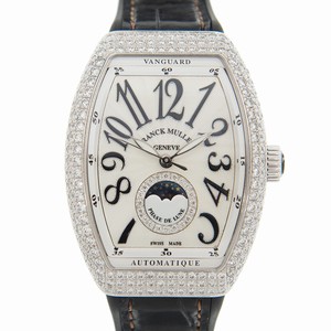 Franck Muller LADIES COLLECTION V 32 SC AT FO L D CD 1R (AC.NR) Automatic Stainless Steel & Diamonds Silver