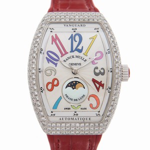 Franck Muller LADIES COLLECTION V 32 SC AT FO L D COL DRM (AC.RG) Automatic Stainless Steel & Diamonds Silver
