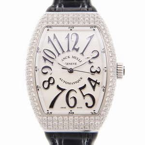 Franck Muller VANGUARD V 35 SC AT FO D (AC.NR) Automatic Stainless Steel & Diamonds White