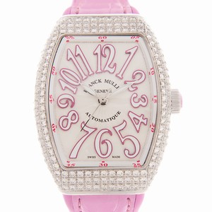 Franck Muller VANGUARD V 35 SC AT FO D (AC RS) Automatic Stainless Steel & Diamonds White