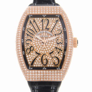 Franck Muller VANGUARD V 35 SC AT FO D CD (5N.NR) Automatic 18kt Rose Gold & Diamonds Gold