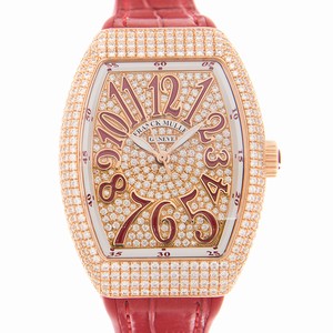 Franck Muller VANGUARD V 35 SC AT FO D CD (5N.RG) Automatic 18kt Rose Gold & Diamonds Gold