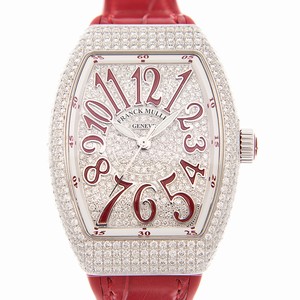 Franck Muller VANGUARD V 35 SC AT FO D CD (AC.RG) Automatic 18kt White Gold & Diamond Silver