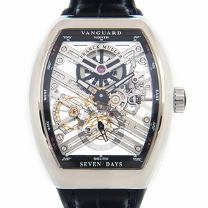 Franck Muller VANGUARD V 41 S6 SQT (AC.NR) Manual Wind Stainless Steel Transparent Skull