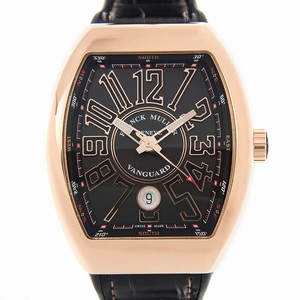 Franck Muller VANGUARD V 41 SC DT 5N.NR Automatic 18kt Rose Gold Black