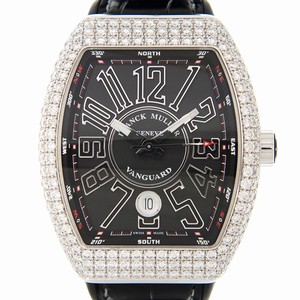 Franck Muller VANGUARD V 41 SC DT D (OG.NR) Automatic 18kt White Gold & Diamond Black