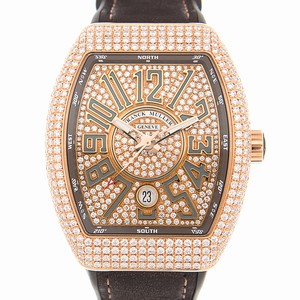 Franck Muller VANGUARD V 41 SC DT D CD (5N.TT) Automatic 18kt Rose Gold & Diamonds Gold