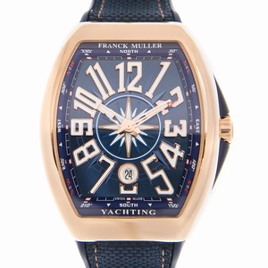 Franck Muller VANGUARD V 41 SC DT YACHTING (5N.BL) Automatic 18kt Rose Gold Blue 