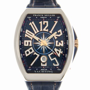 Franck Muller VANGUARD V 41 SC DT YACHTING STG (AC.BL) Automatic Stainless Steel Dark Blue 