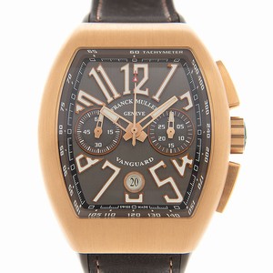 Franck Muller VANGUARD V 45 CC DT(5N.BR) TT Automatic 18kt Rose Gold Gray