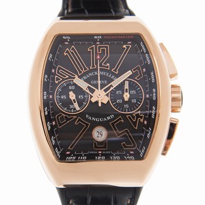 Franck Muller VANGUARD V 45 CC DT (5N.NR) Automatic 18kt Rose Gold Black