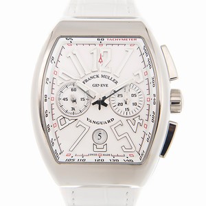 Franck Muller VANGUARD V 45 CC DT (AC.BC) Automatic Stainless Steel White