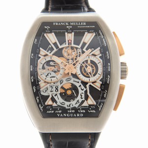 Franck Muller VANGUARD V 45 CC DT GD SQT (AC.BR.NR) Automatic Titanium Black