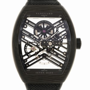 Franck Muller VANGUARD V 45 S6 SQT CARBON NR Automatic Stainless Steel Transparent