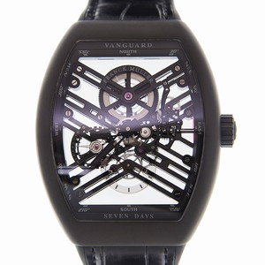 Franck Muller VANGUARD V 45 S6 SQT TT NR (NR.BR) Automatic Stainless Steel Black