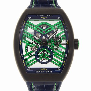 Franck Muller VANGUARD V 45 S6 SQT TT NR BR BL LE (AC) Automatic Stainless Steel Green
