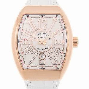 Franck Muller VANGUARD V 45 SC DT 5N.BC Automatic 18kt Rose Gold White