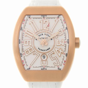 Franck Muller VANGUARD V 45 SC DT (5N.BR.BC) Automatic 18kt Rose Gold White