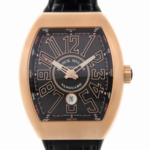 Franck Muller VANGUARD V 45 SC DT (5N.BR.NR) Automatic 18kt Rose Gold Black