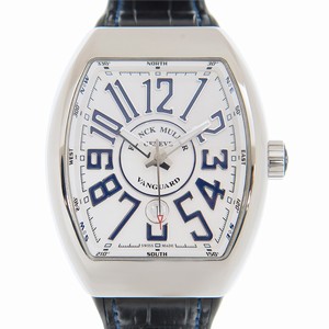 Franck Muller VANGUARD V 45 SC DT (AC.BU) Automatic Stainless Steel White