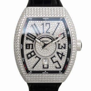 Franck Muller VANGUARD V 45 SC DT D CD (OG.NR) Automatic 18kt White Gold & Diamond Silver