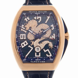 Franck Muller VANGUARD V 45 SC DT DIA DRAGON KING (5N.BL) Automatic 18kt Rose Gold Silver