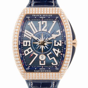 Franck Muller VANGUARD V 45 SC DT D YACHTING (5N) Automatic 18kt Rose Gold Blue 