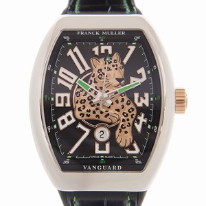 Franck Muller VANGUARD V 45 SC DT AC 5N LEOPARD LIMITED EDITION Automatic Stainless Steel Black