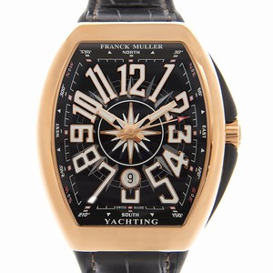 Franck Muller VANGUARD V 45 SC DT YACHTING (5N.BL) Automatic 18kt Rose Gold Black