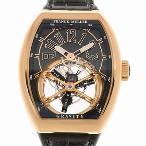 Franck Muller GRAVITY V 45 T GRAVITY CS (5N.NR) Manual Wind 18kt Rose Gold Transparent