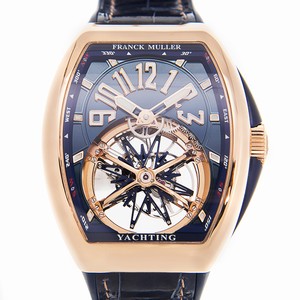 Franck Muller  V 45 T GRAVITY CS YACHTING (5N.BL) Manual Wind 18kt Rose Gold Blue 