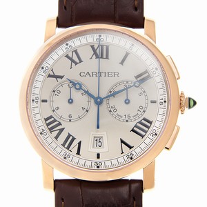 Cartier ROTONDE DE CARTIER W1556238 Automatic 18kt Rose Gold Silver