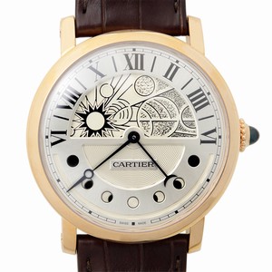 Cartier ROTONDE DE CARTIER W1556243 Automatic 18kt Rose Gold Silver