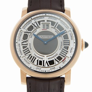 Cartier ROTONDE DE CARTIER W1580001  Automatic 18kt Rose Gold Silver