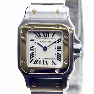 Cartier SANTOS W20012C4 Quartz 18kt Gold & Steel White
