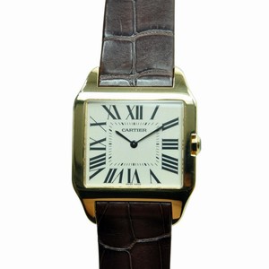 Cartier SANTOS W2008751 Automatic 18kt Yellow Gold Silver