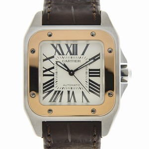 Cartier SANTOS W20107X7 Automatic 18kt Rose Gold White