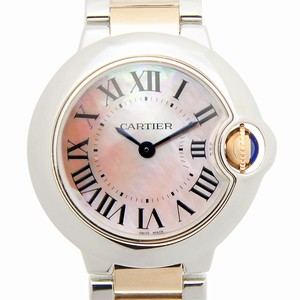 Cartier BALLON BLEU W2BB0009 Quartz 18kt Rose Gold Pink