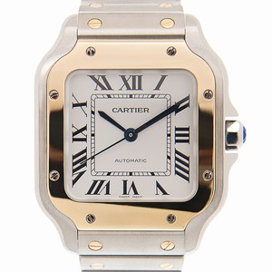 Cartier SANTOS W2SA0007 Automatic 18kt Gold & Steel Silver