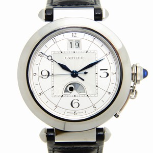 Cartier PASHA DE CARTIER W3109255 Automatic Stainless Steel Silvery & White