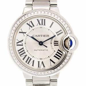 Cartier BALLON BLEU W4BB0016 Automatic Stainless Steel & Diamonds Silver