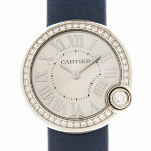 Cartier BALLON BLANC DE CARTIER W4BL0003 Quartz Stainless Steel & Diamonds Silver