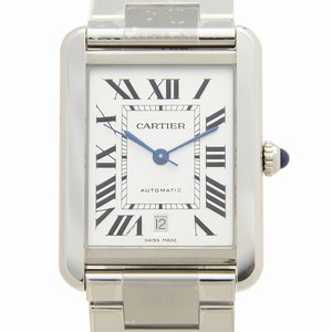 Cartier TANK W5200028 Automatic Stainless Steel White