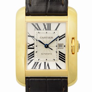 Cartier TANK W5310030 Automatic 18kt Gold & Steel Silver