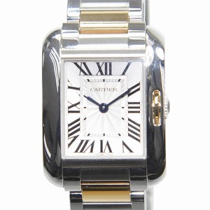 Cartier TANK W5310046 Quartz Stainless Steel Silver