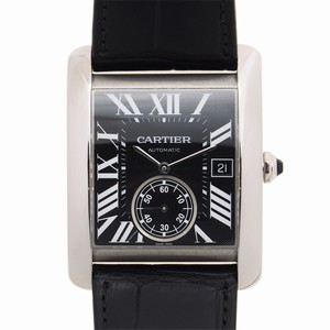 Cartier TANK W5330004 Automatic Stainless Steel Black