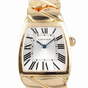 Cartier  W640010H Quartz 18kt Yellow Gold Silvery & White